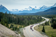 2015 Tour of Alberta Stage04 Peloton ride through Jasper National Park