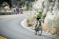2016 Amgen Tour of California Stage02, KOM Approach, Angeles Crest Highway, BenKING(USA-CPT) initiates the Break. Stage Winner & GC Leader