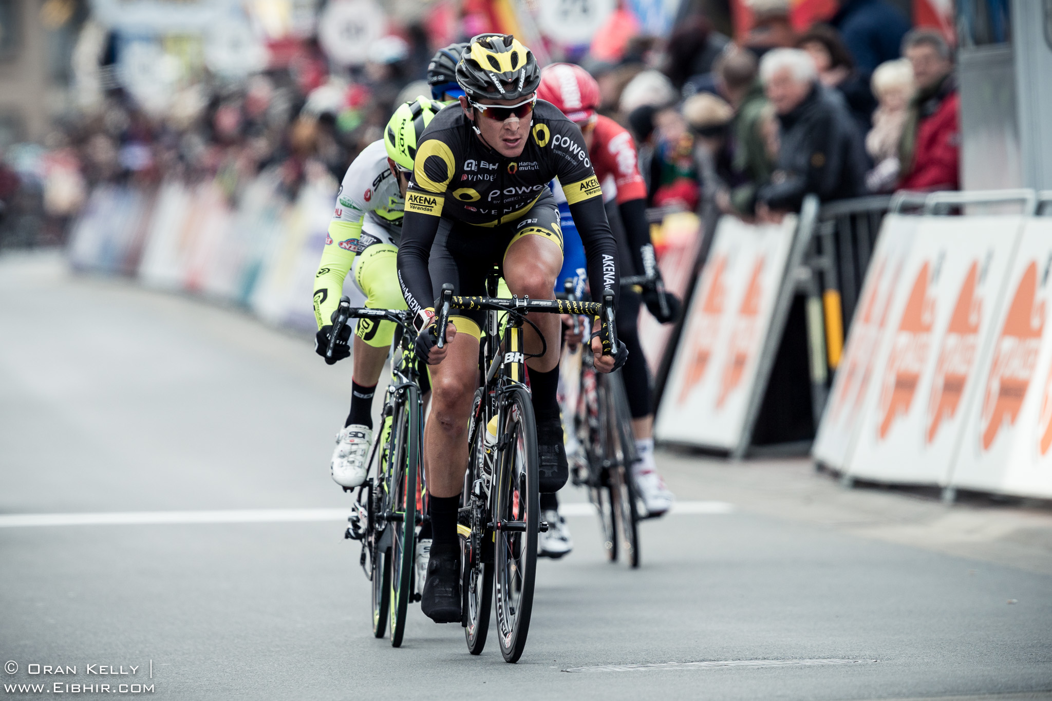 2016_Driedaagse De Panne-Koksijde_Stage3a, Breakaway, led by (FRA-DEN) on Finishing Circuit of De Panne