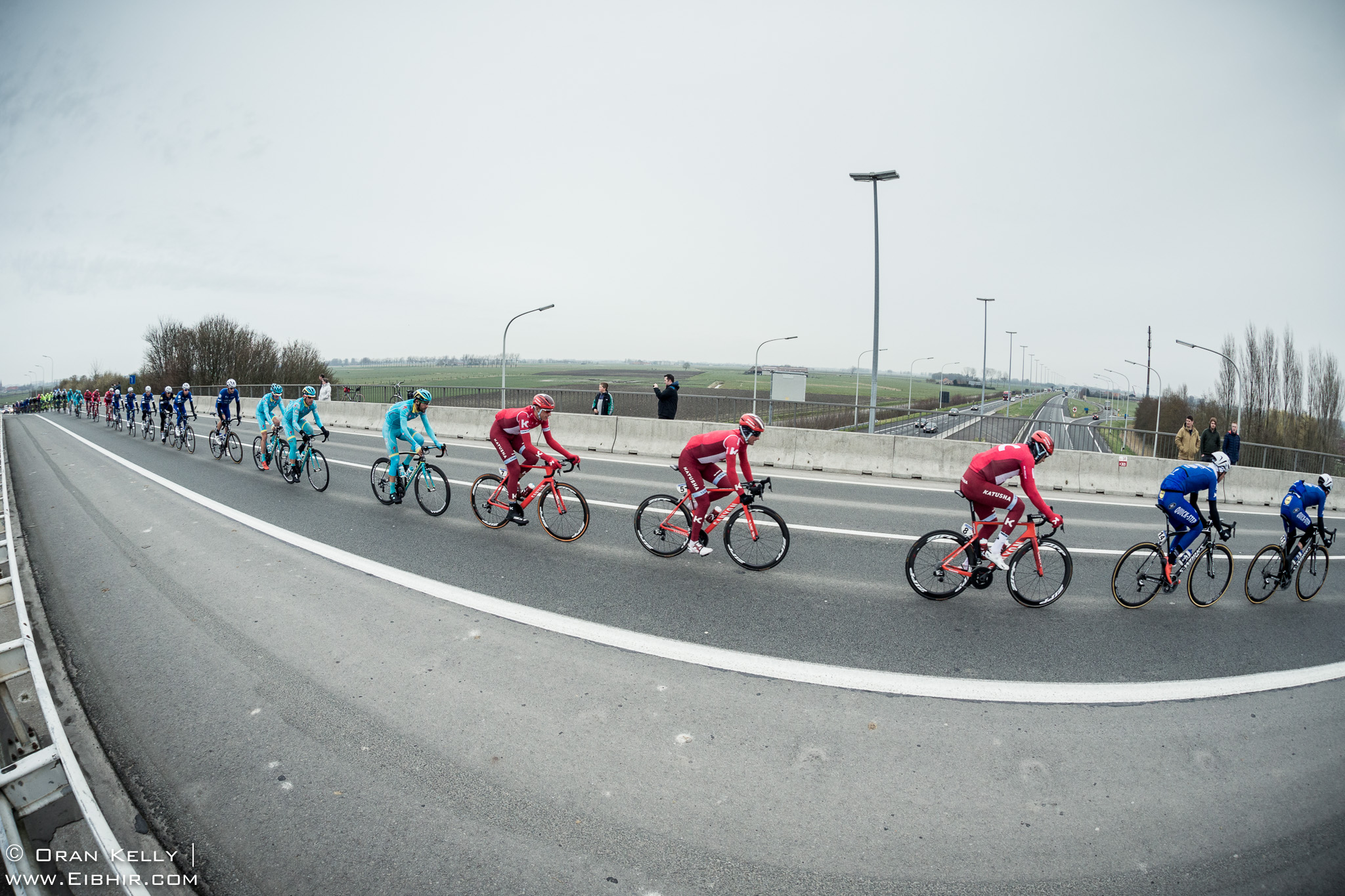 2016_Driedaagse De Panne-Koksijde_Stage3a, Peloton, led by IljoKEISSI(BEL-EQS)